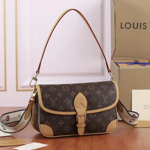 Louis Vuitton Womens Bags Luxury Brand DIANE M45985 Monogram coated canvas with Original Box