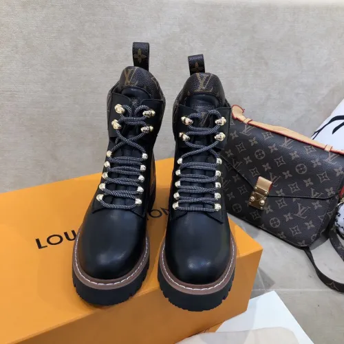 Louis Vuitton Women Shoes Boots Luxury Brand TERRITORY FLAT RANGER with Original Box 1A9HAI