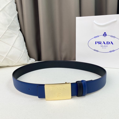 Prada Mens Belt Luxury Brand Fashion Men Belts with Original Box
