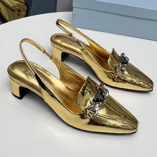 Prada Womens Shoes Sandals Casual Luxury Brand Pumps 4.5cm Heel with Original Box Whatsapp 