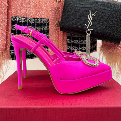 Valentino Garavani Women Fashion Shoes Pumps Luxury Brand Vlogo Signature Calfskin with Original Box 10cm Heel