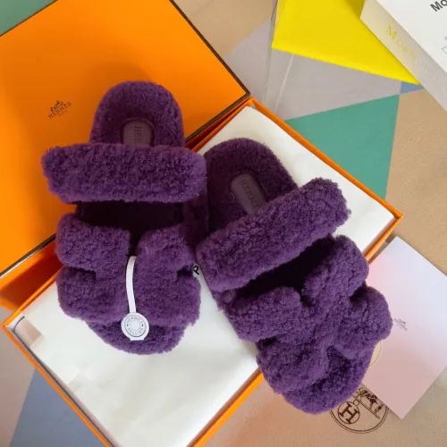 Hermes Womens Mens Unisex Shoes Winter Wool Extra Slippers Sandals Casual Fashion Sandals Luxury Brand with Original Box Whatsapp 