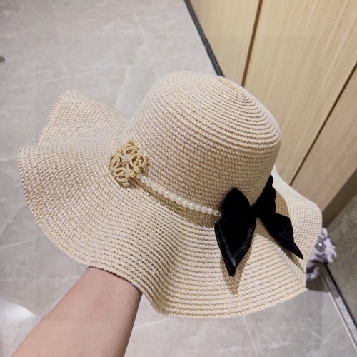 Loewe Womens Straw Hat Luxury Brand Design Loewe Hats with Original Box  