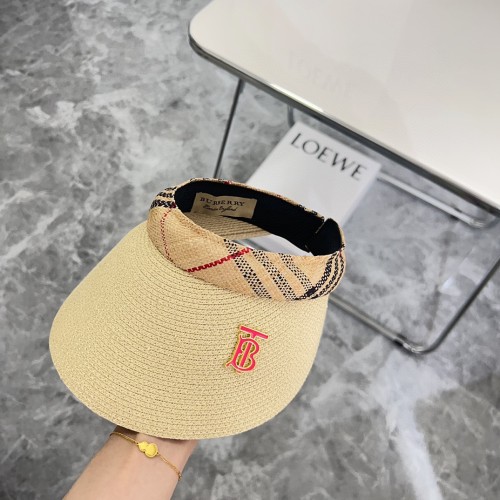 Burberry Womens Mens Cap Visor Hat Luxury Brand with Original Box  