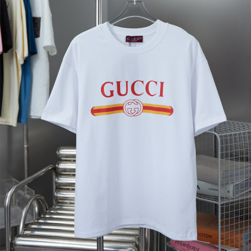Gucci Luxury Brand Women Mens Short Sleeve T-Shirt COTTON JERSEY T-SHIRT   