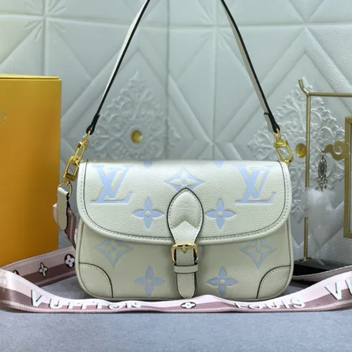 Louis Vuitton Womens Bags Shoulder Bag Luxury Brand Fashion Monogram Empreinte Leather M46584 with Original Box  