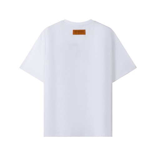 Louis Vuitton Luxury Brand Men Womens Short Sleeve T-Shirt   