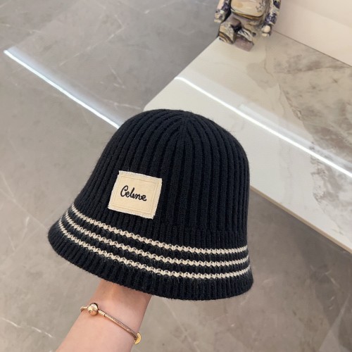 Celine Womens Hats Luxury Brand Design Celine Knit Bucket Hat with Original Box  