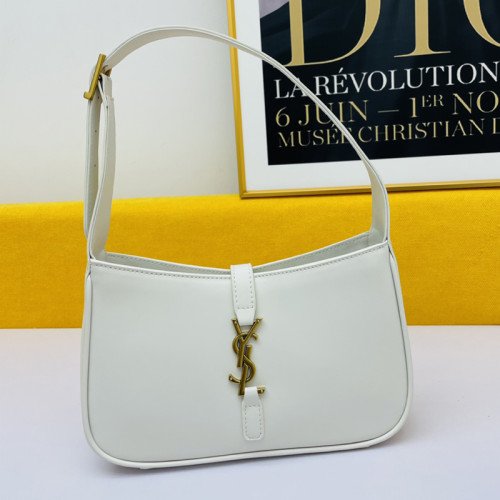 Saint Laurent YSL Womens Bag LE FERMOIR HOBO BAG IN SHINY LEATHER Designer Luxury Brand Women Shoulder Messenger Bags with Original Box