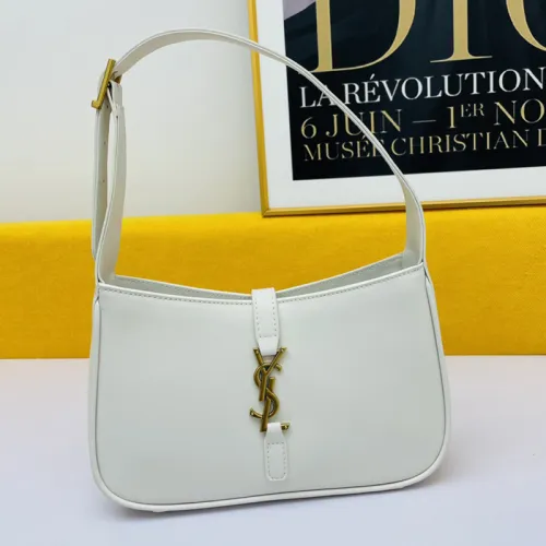 Saint Laurent YSL Womens Bag LE FERMOIR HOBO BAG IN SHINY LEATHER Designer Luxury Brand Women Shoulder Messenger Bags with Original Box