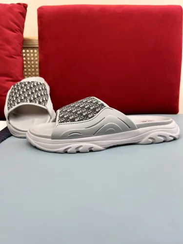 Dior Men Shoes Sandals Luxury Brand Fashion DIOR AQUA SANDAL Black Dior Oblique Jacquard with Original Box 3SA135ZSA_H969 Whatsapp 