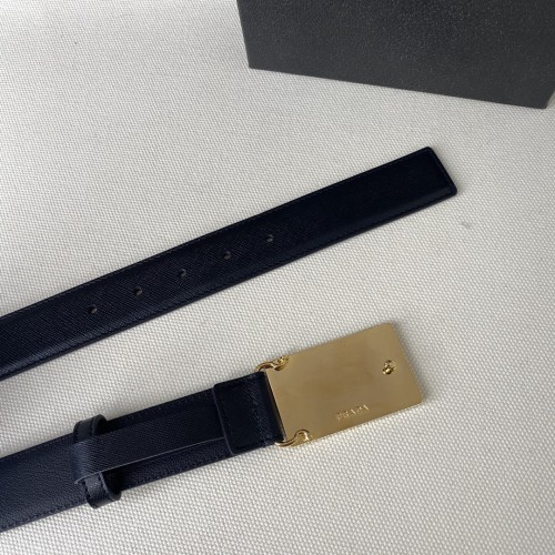 Prada Mens Belt Luxury Brand Fashion Men Belts with Original Box Saffiano Leather Belt