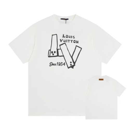Louis Vuitton Luxury Brand Men Womens Short Sleeve T-Shirt   
