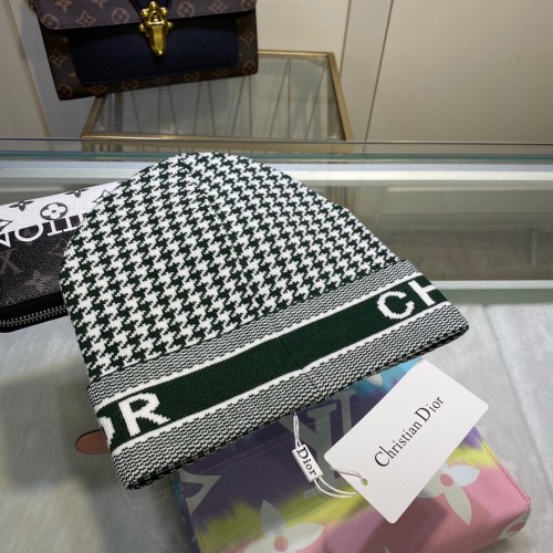 Dior Men Womens Knit Hat Luxury Brand Design Dior Cap with Original Box  