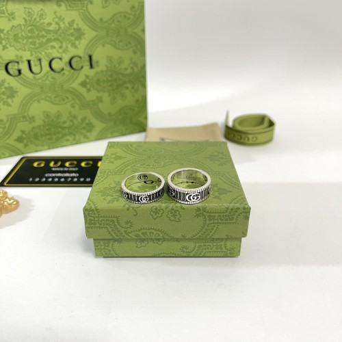 Gucci Luxury Men Womens Ring with Original Box