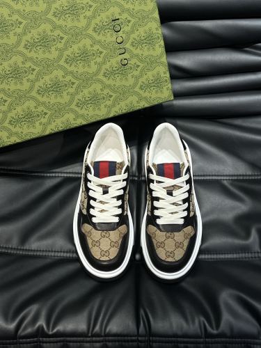 Gucci Mens Shoes Sneakers Luxury Brand Fashion Men's Gucci Re-Web trainer in leather with Original Box Whatsapp 