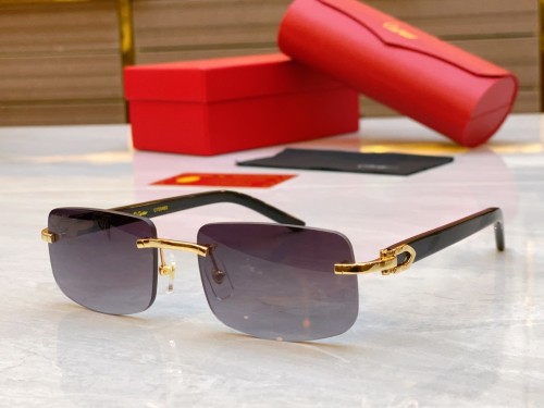 Cartier Sunglasses Luxury Brand Men Womens Sunglasses with Original Box  CT0046S