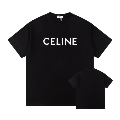 Celine Luxury Brand Women Mens Short Sleeve T-Shirt   
