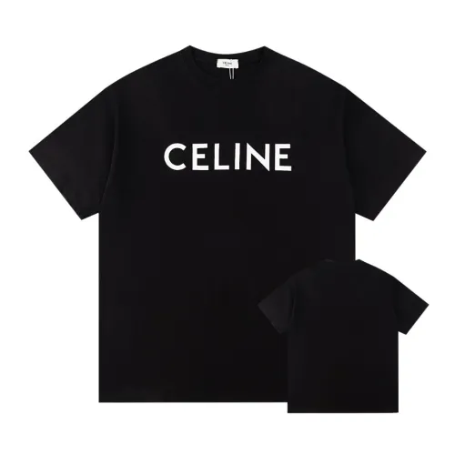 Celine Luxury Brand Women Mens Short Sleeve T-Shirt   
