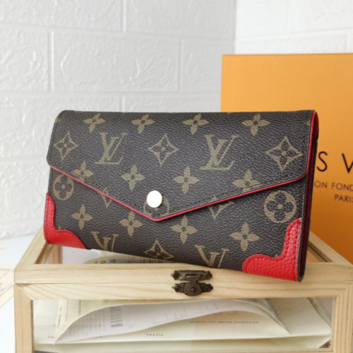 Louis Vuitton Mens Womens Wallets Purse Luxury Brand Designer Estrela Zippy Wallet M61184 with Original Box