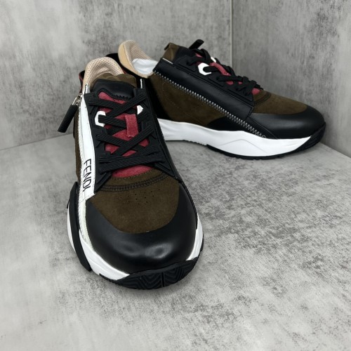 Fendi Mens Shoes Fashion Sneakers Luxury Brand Casual Fendi Flow Low-Top Sneakers Shoes for Men with Original Box Whatsapp 