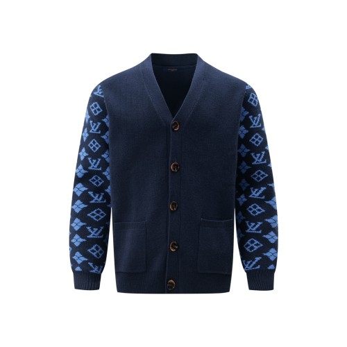 Louis Vuitton Men Womens Sweater Knitwear Luxury Brand Mens Knit Cardigan Top Quality   