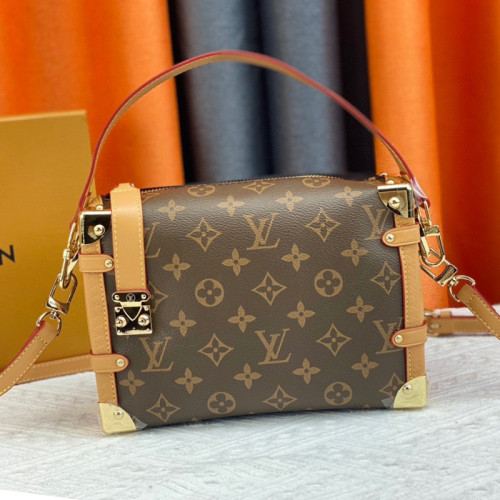 Louis Vuitton Womens Bags Messenger Shoulder Bags Luxury Brand Side Trunk M46358 with Original Box Monogram coated canvas
