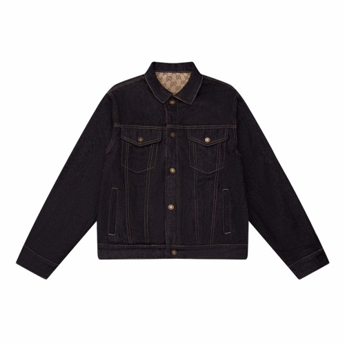 Gucci Men Womens Jackets Coat Luxury Brand Mens Denim Jacket Top Quality   