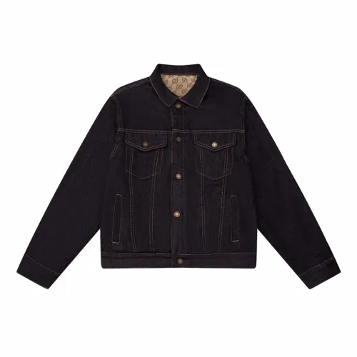 Gucci Men Womens Jackets Coat Luxury Brand Mens Denim Jacket Top Quality   