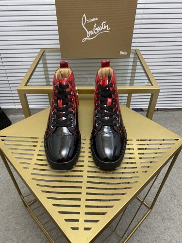 Christian Louboutin Mens Shoes Sneakers Luxury Brand Red Bottom Design Sports Footwears with Original Box