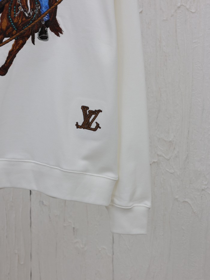 Louis Vuitton Womens Mens Long Sleeve Sweatshirt Luxury Brand Mens Sweatshirt   