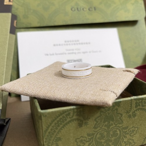 Gucci Luxury Women Mens Ring with Original Box