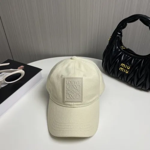 Loewe Men Womens Baseball Hat Luxury Brand Design Loewe Hats Patch cap in canvas with Original Box  