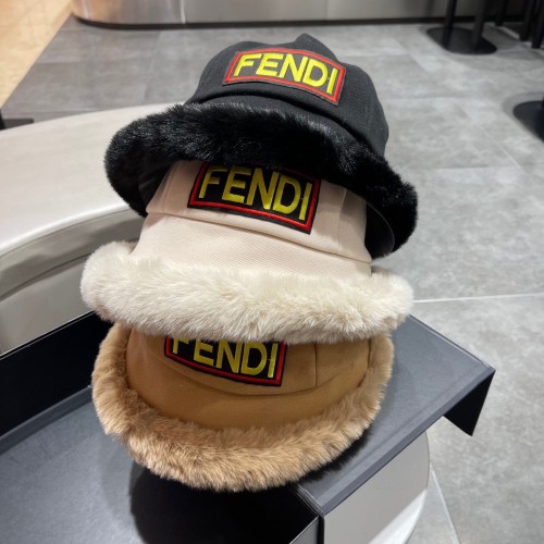 Fendi Womens Bucket Hat Luxury Brand Design Fendi Cap with Original Box  