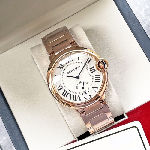 Cartier Mens Watch Luxury Brand Design Fashion Type with Original Box