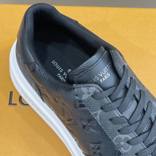 Louis Vuitton Men Shoes Fashion Sneakers RIVOLI Beverly Hills SNEAKER Luxury Brand Casual Shoes with Original Box