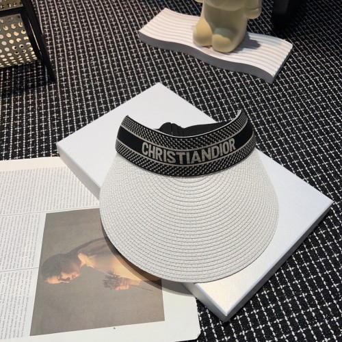 Dior Womens Visor Hat Luxury Brand Design Dior Cap with Original Box  