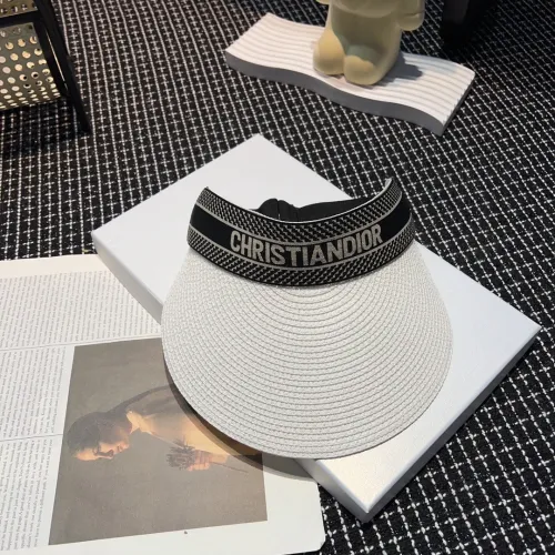 Dior Womens Visor Hat Luxury Brand Design Dior Cap with Original Box  