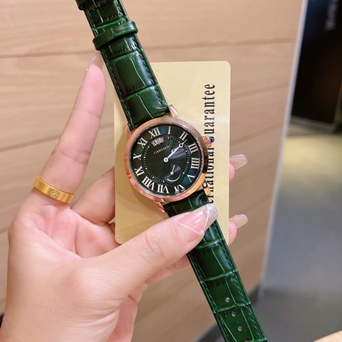 Cartier Men Womens Watch Luxury Brand Design Fashion Type with Original Box