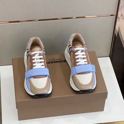 Burberry Men Shoes Fashion Sneakers Luxury Brand Vintage Cotton Sneaker with Original Box