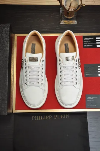 Philipp Plein Men Shoes Sneakers Low Top Sneaker Fashion Design Luxury Brand Trainer Predator TM with Original Box
