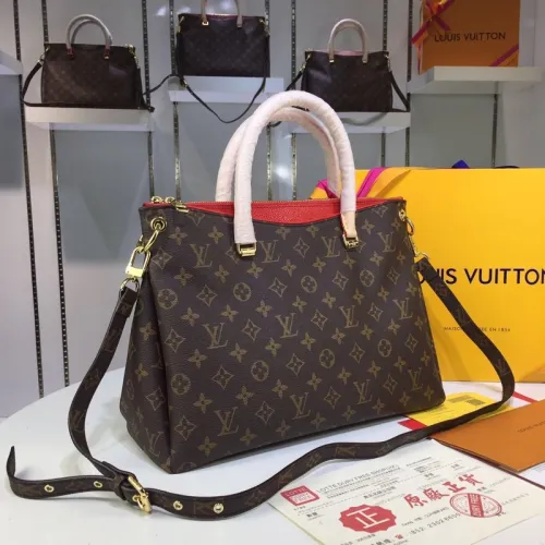 Louis Vuitton Womens Shoulder Bags Handbags Luxury Brand M40906 Pallas Monogram Canvas Fashion Design