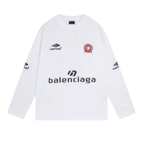 Balenciaga Luxury Brand Women Mens Long Sleeve T-Shirt   