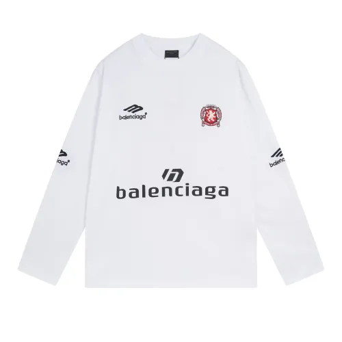 Balenciaga Luxury Brand Women Mens Long Sleeve T-Shirt   