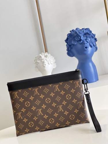 Louis Vuitton Mens Womens Unisex Bags Clutch Luxury Brand Fashion Type Pochette To-Go M81569 with Original Box