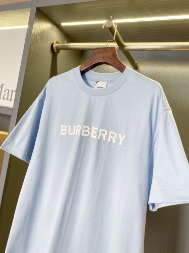 Burberry Luxury Brand Women Mens Short Sleeve T-Shirt Logo Cotton T-shirt   