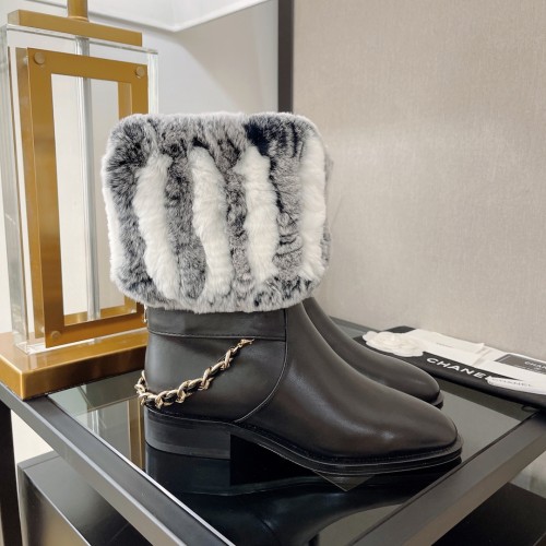 Chanel Womens Shoes Boots Luxury Brand Design with Original Box Women Fashion Ankle Boots Booties 3cm Heel