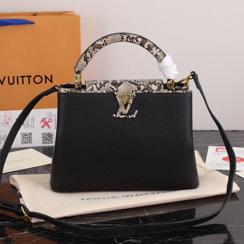 Louis Vuitton Womens Bags Handbags Luxury Brand CAPUCINES BB Leather Messenger Shoulder Bags M52689