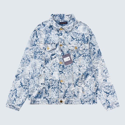 Louis Vuitton Men Womens Jackets Denim Luxury Brand Mens Jackets Top Quality   