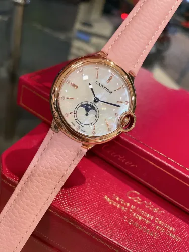Cartier Womens Watch Luxury Brand Design Fashion Type with Original Box